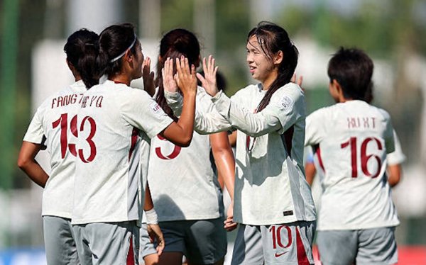 涨停吧 5-0! 4-0! 中国女足火力全开, 改写17年历史, 昂首挺进世界杯16强